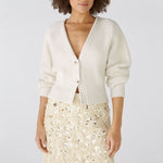 2 Button Cardigan in Off White