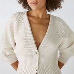 2 Button Cardigan in Off White