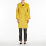 Arona Wool Coat in Yellow