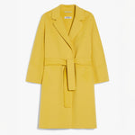 Arona Wool Coat in Yellow