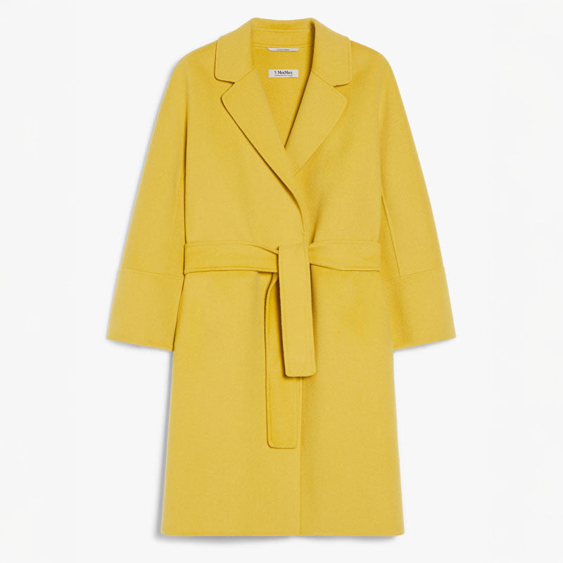 Arona Wool Coat in Yellow