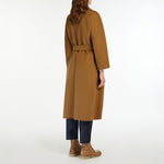 Esturia Wool Midi Coat in Camel