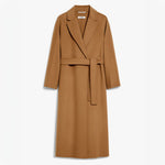 Esturia Wool Midi Coat in Camel