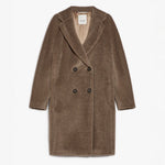 Roseto Wool Coat in Turtledove