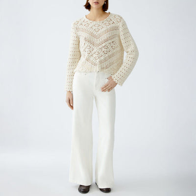 OUI 90812 Jumper in Gardenia