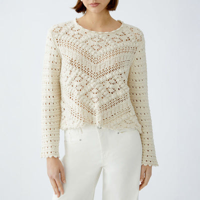 OUI 90812 Jumper in Gardenia