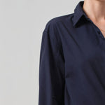 Kayla Corduroy Shirt in Navy