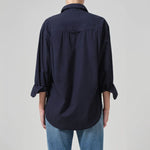 Kayla Corduroy Shirt in Navy