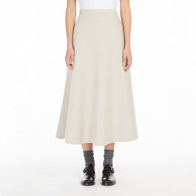 S MAXMARA Nevada Skirt in Ecru