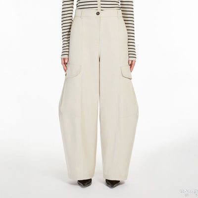 S MAXMARA Rosatea Long Trouser in Sand