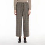 Letizia Long Trouser in Ecru Galles