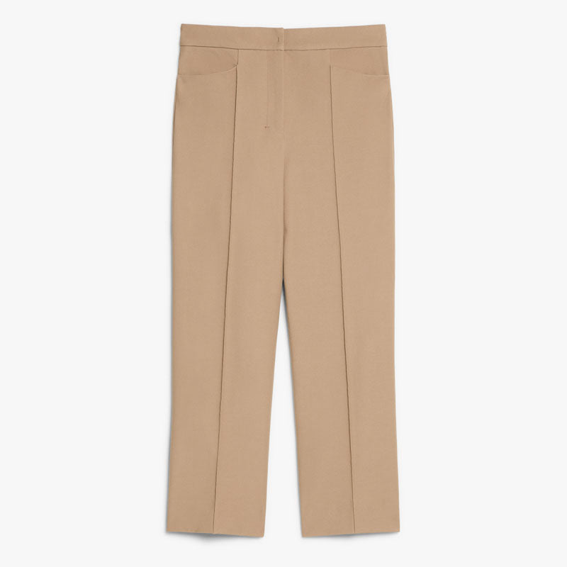 Zemira Cotton Cover Trousers in Camel