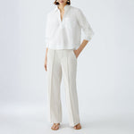 OUI 91881 Blouse in Optic White