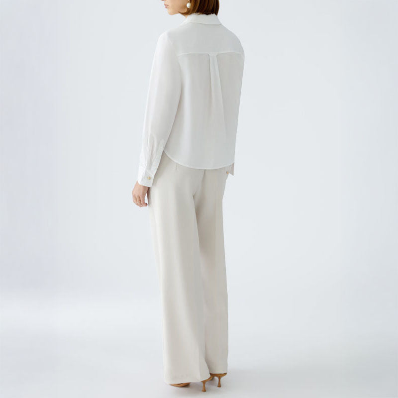 OUI 91881 Blouse in Optic White