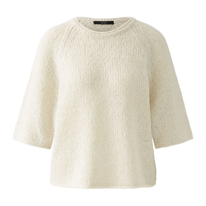 OUI 91965 Jumper in Off White