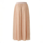 OUI 92422 Maxi Skirt in Rose Copper