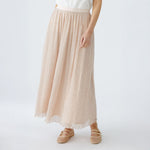 OUI 92422 Maxi Skirt in Rose Copper