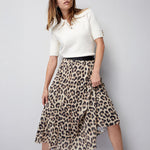 OUI 92426 Skirt in Camel Grey