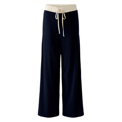 93509 Slip-on Trousers in Dark Blue