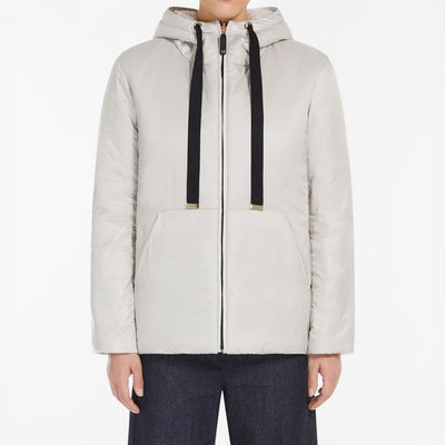 Flinn Reversible Technical Canvas Jacket in Ice