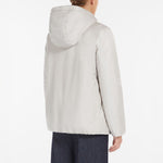 Flinn Reversible Technical Canvas Jacket in Ice