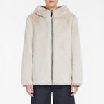 Flinn Reversible Technical Canvas Jacket in Ice