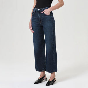 Ren High Rise Wide Leg Jeans in Echo