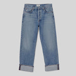 Fran Low Slung Straight Leg Jeans in Invention