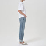 Fran Low Slung Straight Leg Jeans in Invention