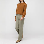 Oaklynn Boxy Heavy Knit Jumper in Astana Camel