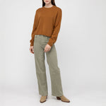 Oaklynn Boxy Heavy Knit Jumper in Astana Camel