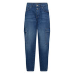 MMAdeline Stina Cargo Jeans in Blue