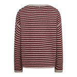 MMKhai Stripe Knit in Garnet