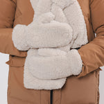 Aleida Teddy Gloves in Birch