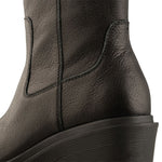 Amina Leather Boots in Black