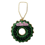 Christmas Wreath Ornament in Green