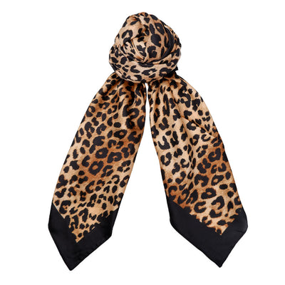 Dalby Satin Scarf in Leopard