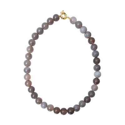 Ezra Necklace in Grey