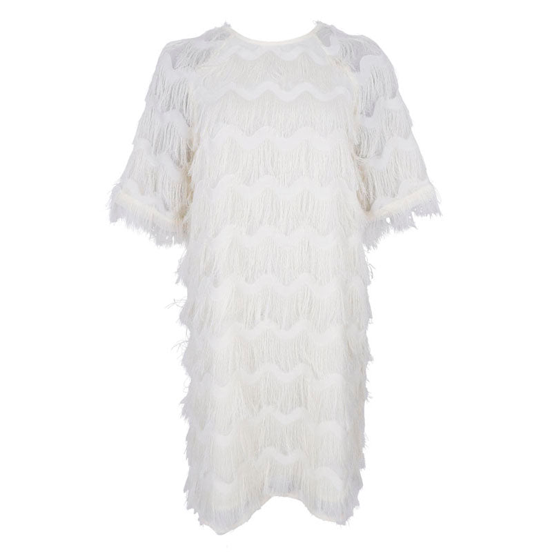 Gatsby Dress in Off White