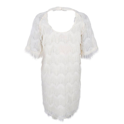 Gatsby Dress in Off White