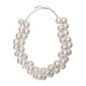 Hadley Chunky Necklace in Mother of Pearl