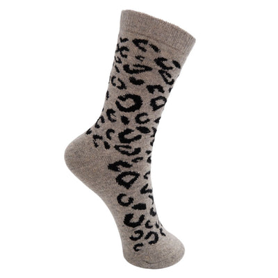 Kaleen Wool Socks in Light Grey