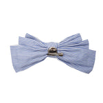 Matilda Bow Hair Clip in Light Blue