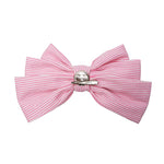 Matilda Bow Hair Clip in Light Pink