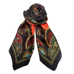 Mons Satin Scarf in Black