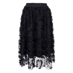 Swirl Skirt in Black