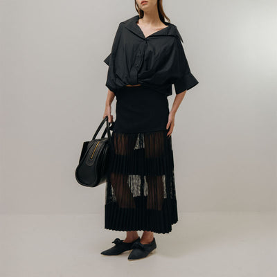 EMIN PAUL Button Blouse in Black