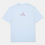 EDMMOND STUDIOS Boxy T-Shirt in Plain Light Blue