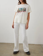 Boyfriend  LA Postcard T Shirt in White