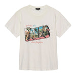 Boyfriend  LA Postcard T Shirt in White